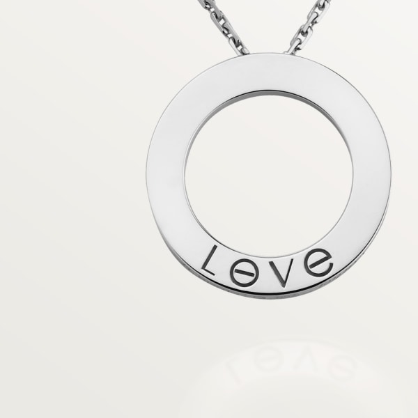 Love pendant White gold