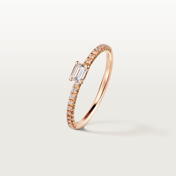 Etincelle de Cartier ring Rose gold, diamonds