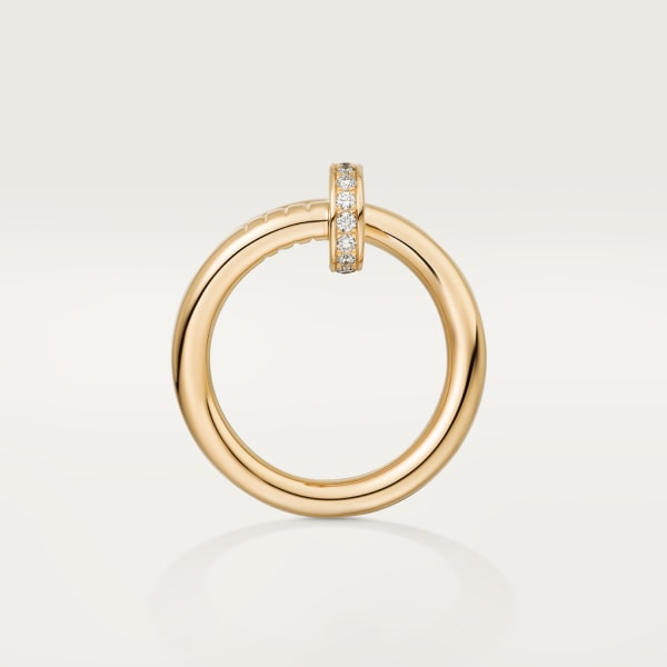 Juste un Clou ring Yellow gold, diamonds