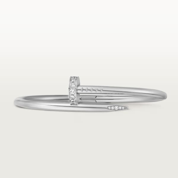 Juste un Clou bracelet, classic model, diamonds White gold, diamonds