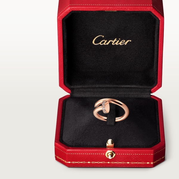 Juste un Clou ring Rose gold, diamonds