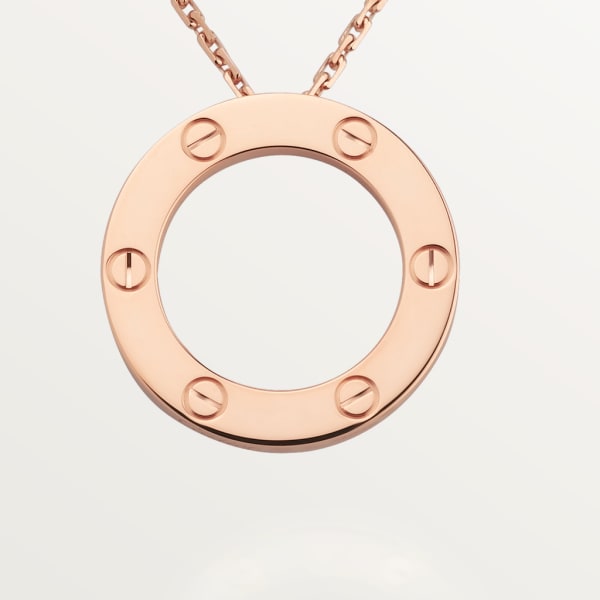 Love necklace Rose gold