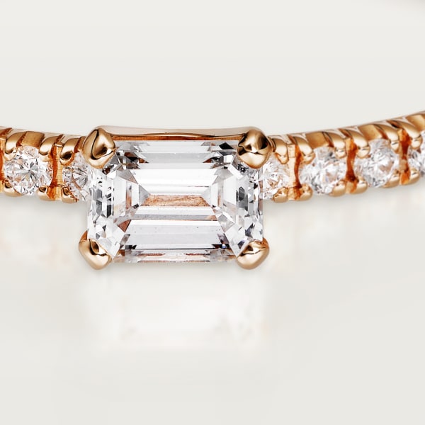 Etincelle de Cartier ring Rose gold, diamonds