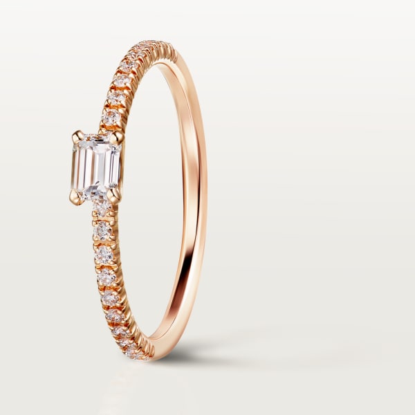 Etincelle de Cartier ring Rose gold, diamonds