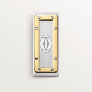 Santos de Cartier money clip Stainless steel, gold-finish metal