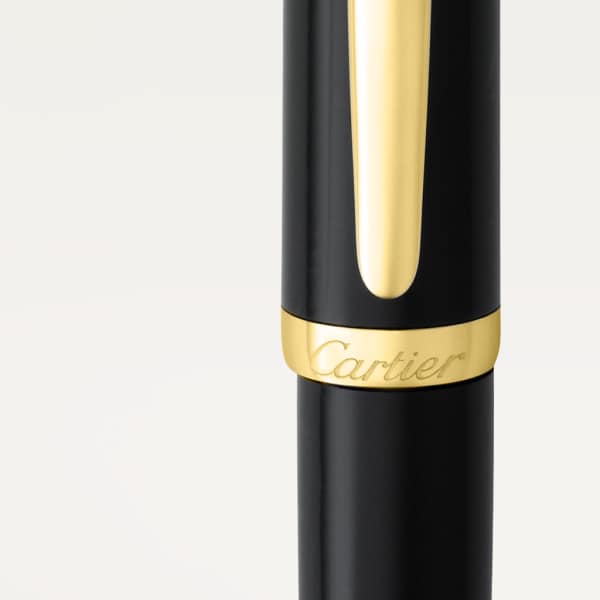 R de Cartier pen Composite, yellow gold finish