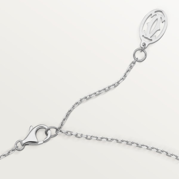 Cartier d'Amour necklace, small model White gold, diamond