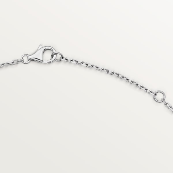 Love necklace, diamond-paved White gold, diamonds