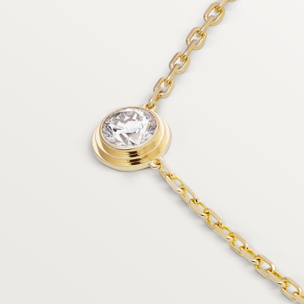 Cartier d'Amour necklace, large model Yellow gold, diamond