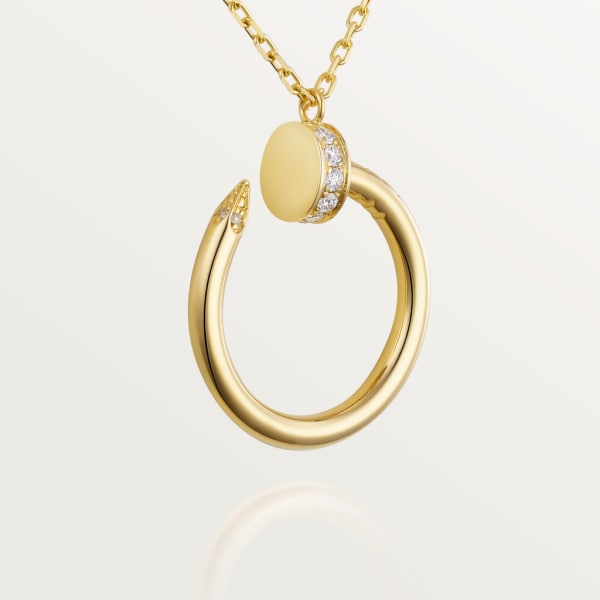 Juste un Clou necklace Yellow gold, diamonds