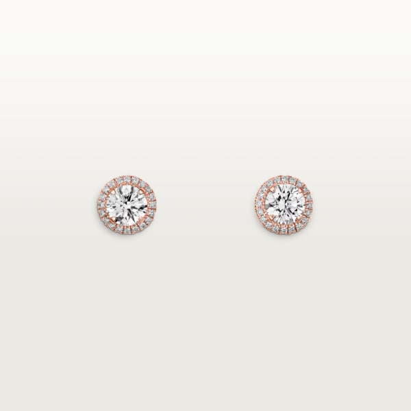 Cartier Destinée earrings Rose gold, diamonds