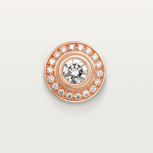 Cartier d'Amour earrings Rose gold, diamonds