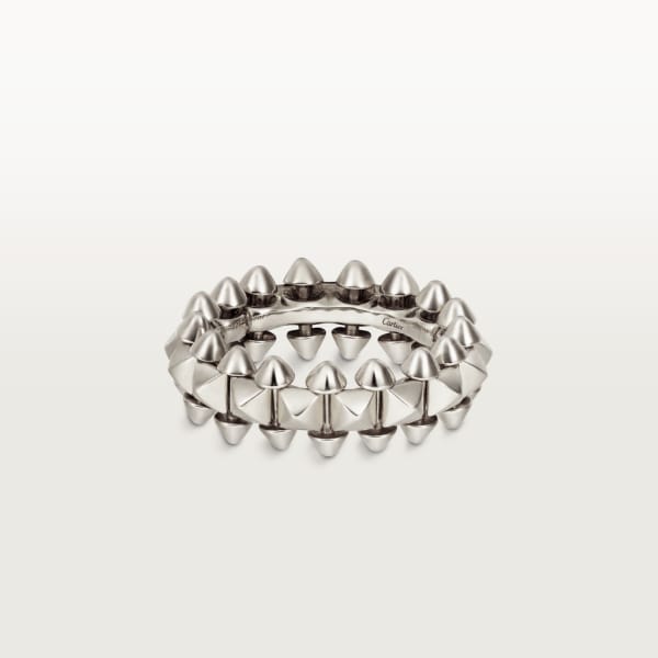 Clash de Cartier ring Medium Model Non-rhodium-finish White gold