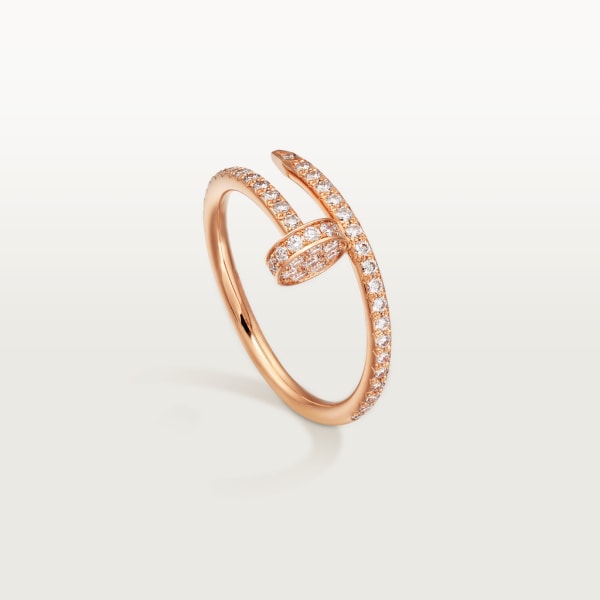 Juste un Clou ring Rose gold, diamonds