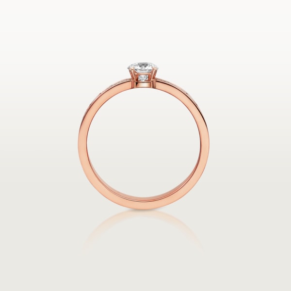 Love Solitaire Rose gold, diamond