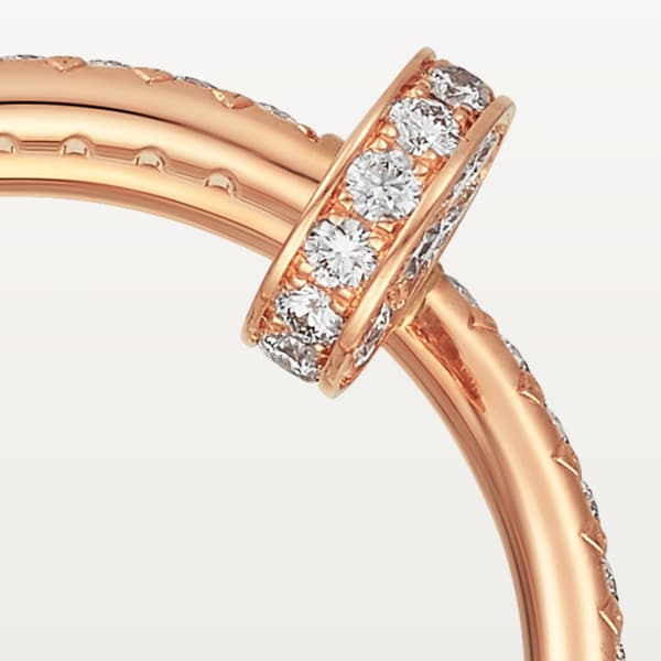 Juste un Clou ring Rose gold, diamonds