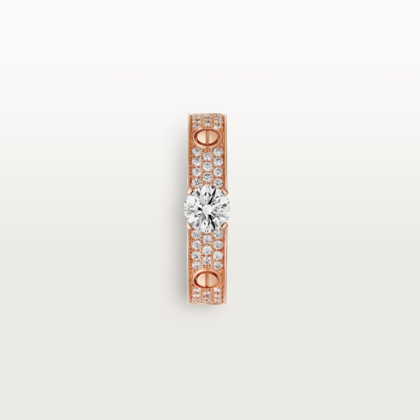 Love Solitaire Rose gold, diamond