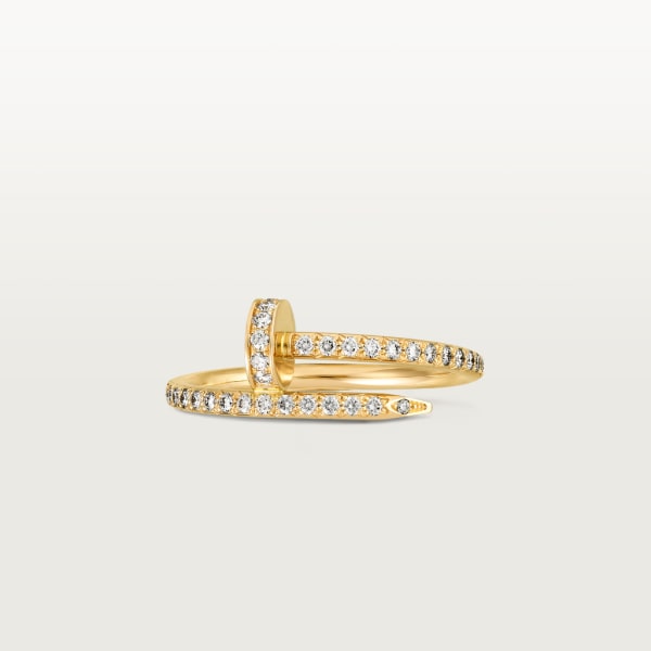 Juste un Clou ring Yellow gold, diamonds