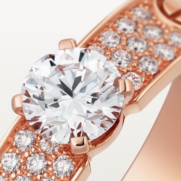 Love Solitaire Rose gold, diamond