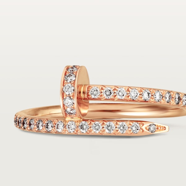 Juste un Clou ring Rose gold, diamonds