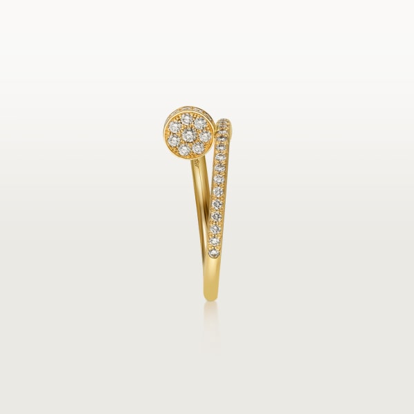 Juste un Clou ring Yellow gold, diamonds