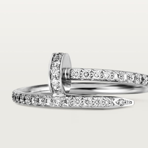 Juste un Clou ring White gold, diamonds