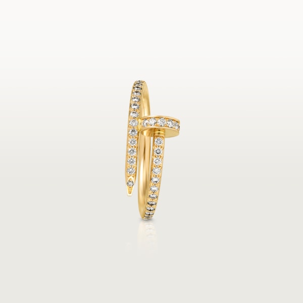 Juste un Clou ring Yellow gold, diamonds