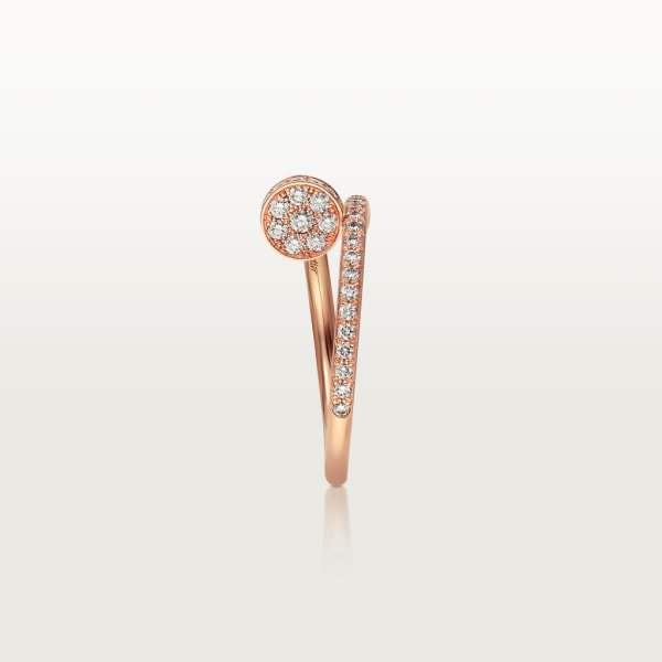 Juste un Clou ring Rose gold, diamonds