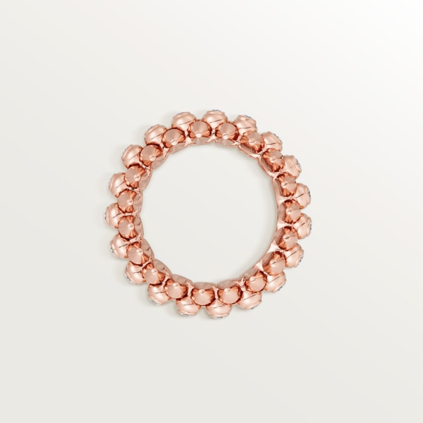 Clash de Cartier ring Diamonds Rose gold, diamonds