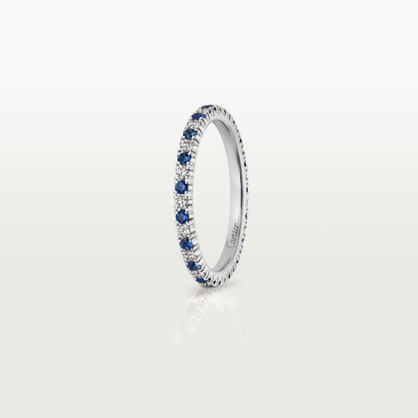 Étincelle de Cartier wedding ring Platinum, sapphires, diamonds