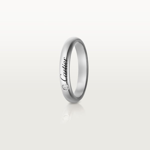 C de Cartier wedding ring Platinum, diamond