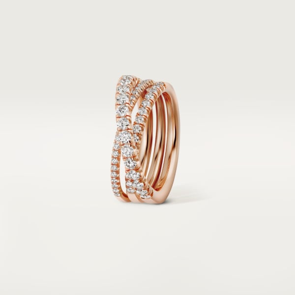 Etincelle de Cartier ring Rose gold, diamonds