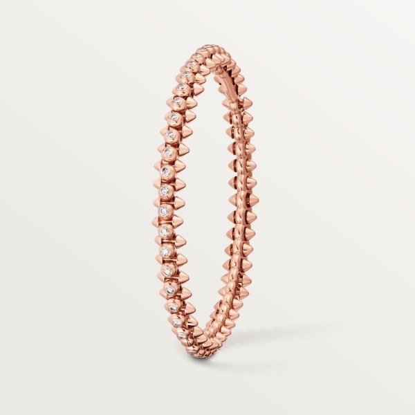 Clash de Cartier bracelet Diamonds Rose gold, diamonds