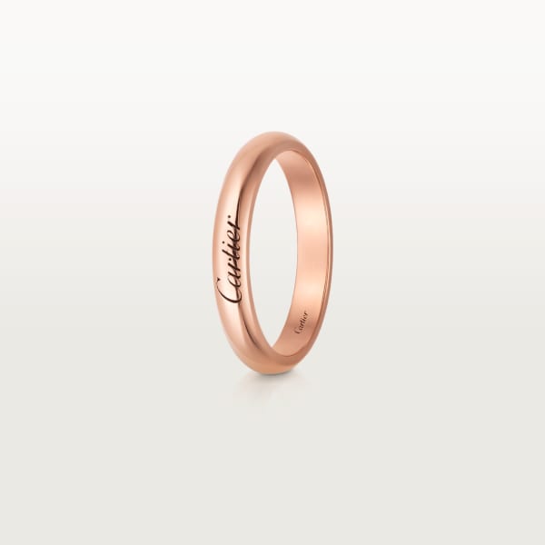 C de Cartier wedding ring Rose gold