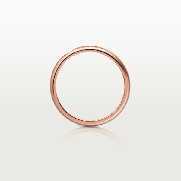 C de Cartier wedding ring Rose gold, diamond