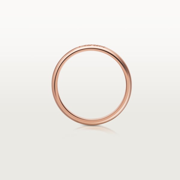 C de Cartier wedding ring Rose gold