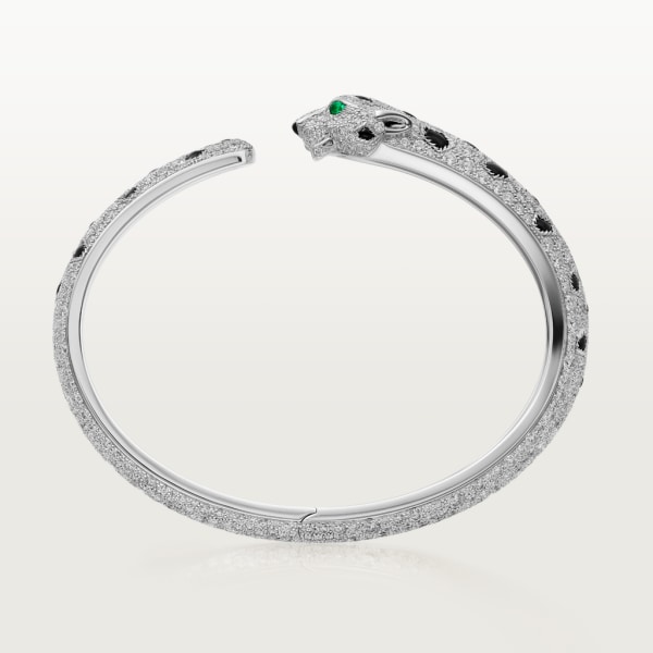 Panthère de Cartier bracelet White gold, emeralds, onyx, diamonds