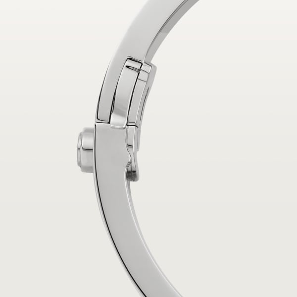 Love bracelet, classic model, paved White gold, diamonds