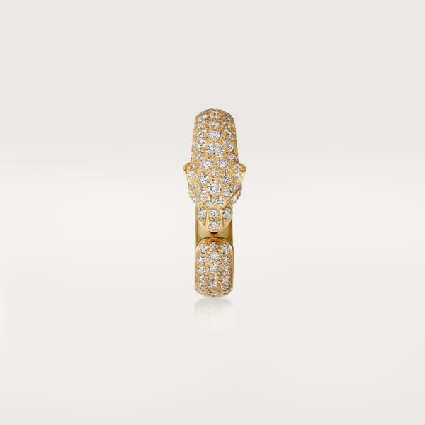 Panthère de Cartier ring Yellow gold, emeralds, onyx, diamonds