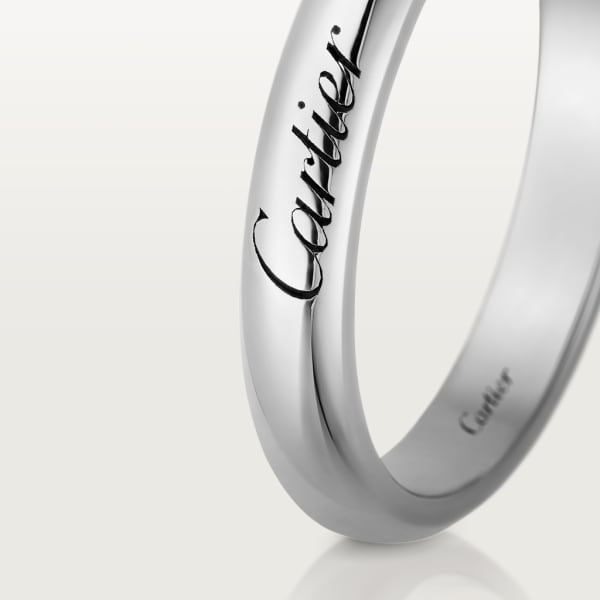 C de Cartier wedding ring Platinum