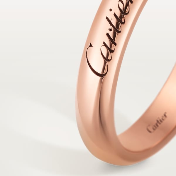 C de Cartier wedding ring Rose gold