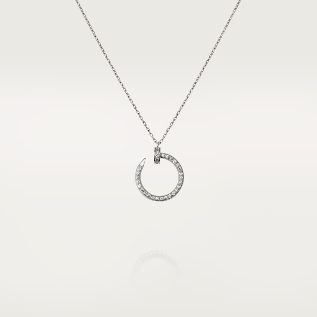 Juste un Clou necklace, diamondsWhite gold, diamonds