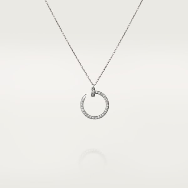 Juste un Clou necklace, diamonds White gold, diamonds