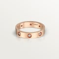 <span class='lovefont'>A </span> ring, small model, 8 diamonds Rose gold, diamonds