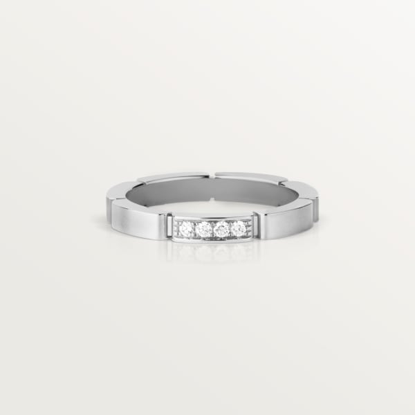 Maillon Panthère wedding ring White gold, diamonds