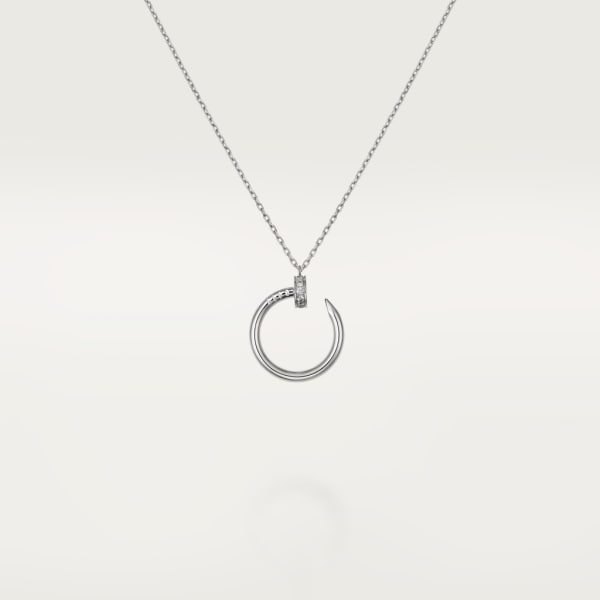 Juste un Clou necklace, paved  White gold, diamonds