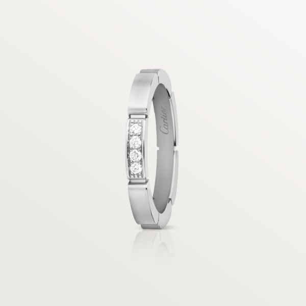 Maillon Panthère wedding ring White gold, diamonds