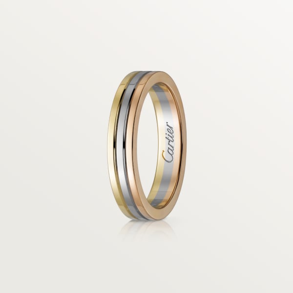 Vendôme Louis Cartier Wedding Ring White gold, yellow gold, rose gold