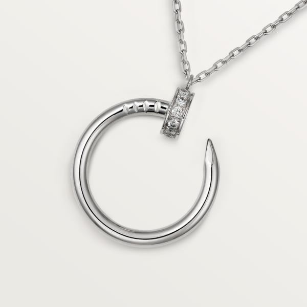 Juste un Clou necklace, diamonds White gold, diamonds