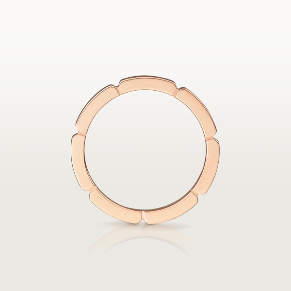 Maillon Panthère wedding ring Rose gold